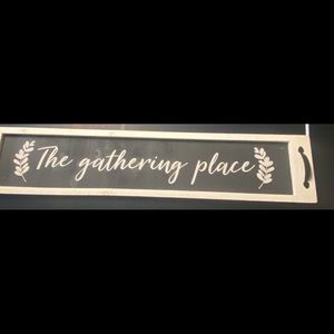 The Gathering Place Hanging Sign